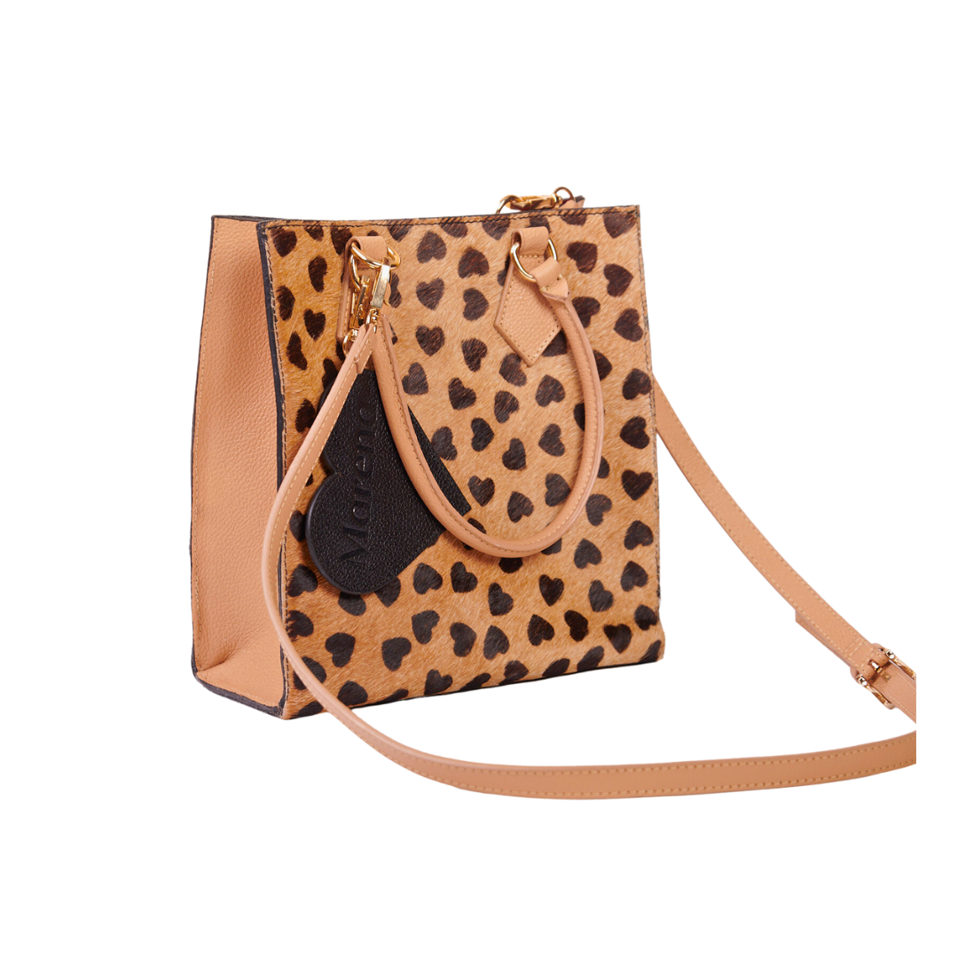 Bolso Corazones Camel Camel