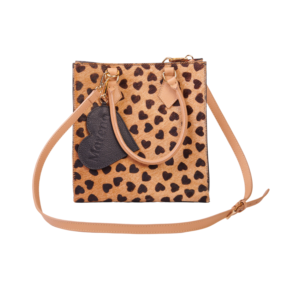 Bolso Corazones Camel Camel