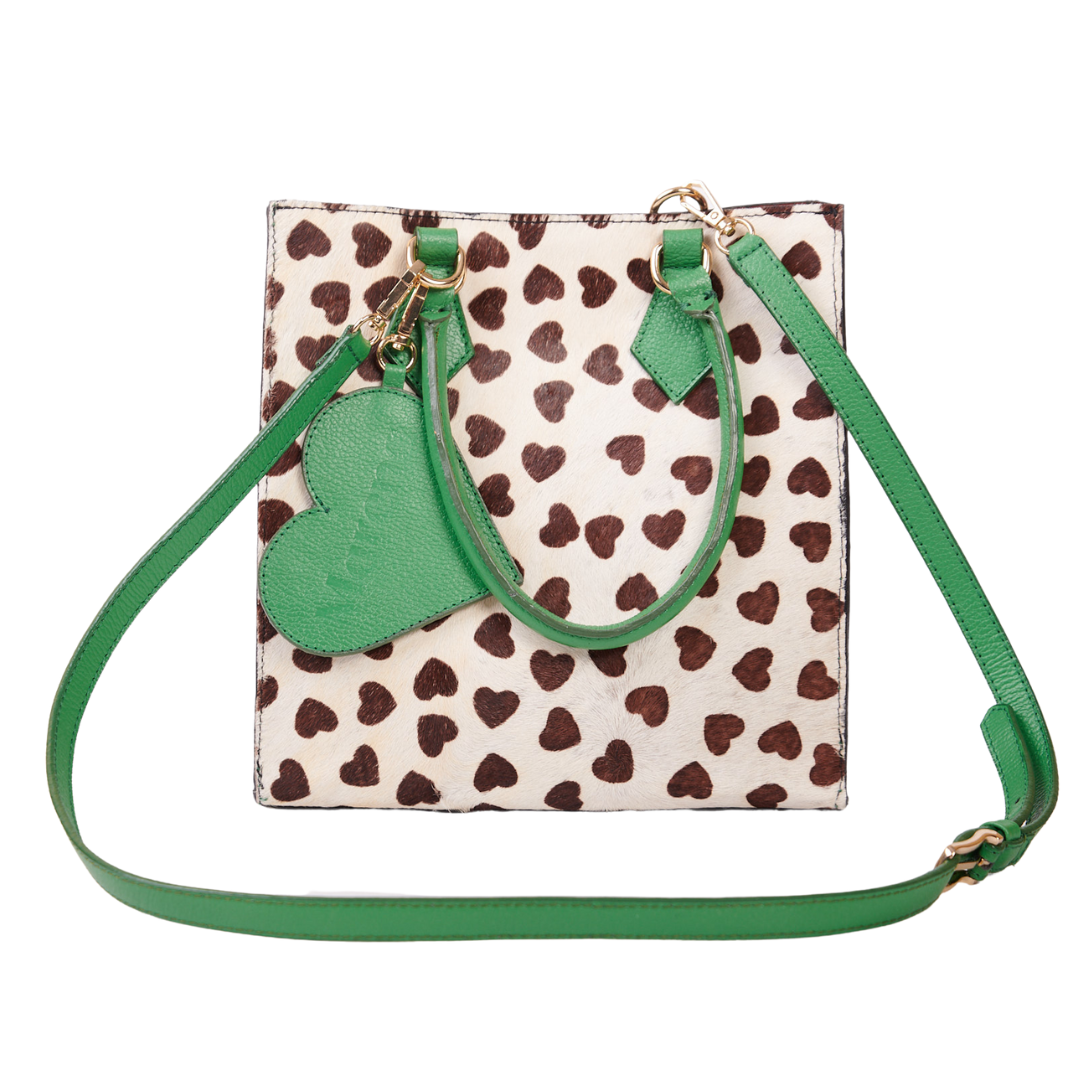 BOLSOS CORAZONES VERDE