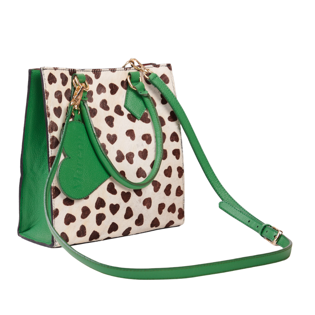 BOLSOS CORAZONES VERDE