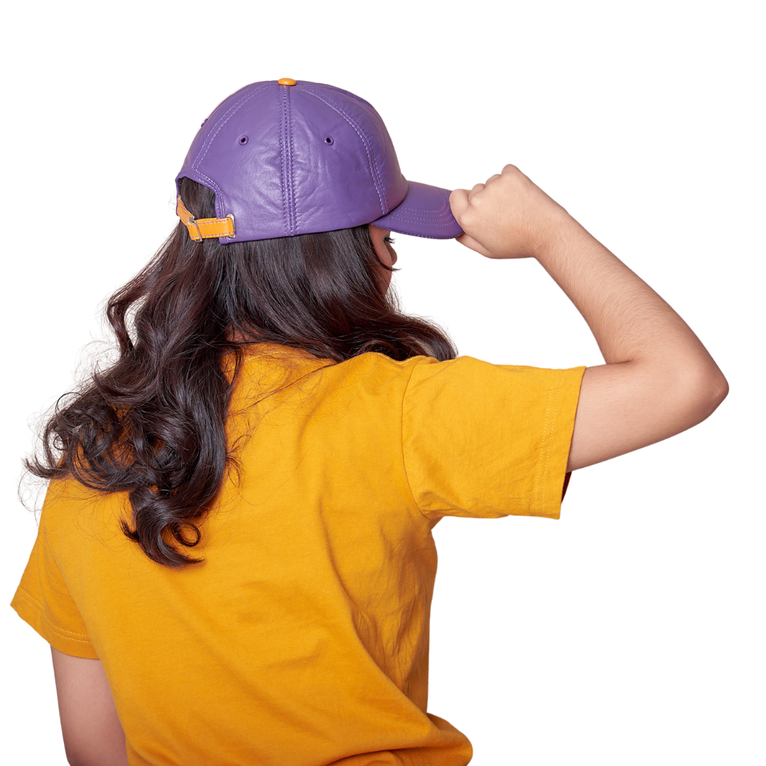 Gorra Trufa Violeta/Mostaza