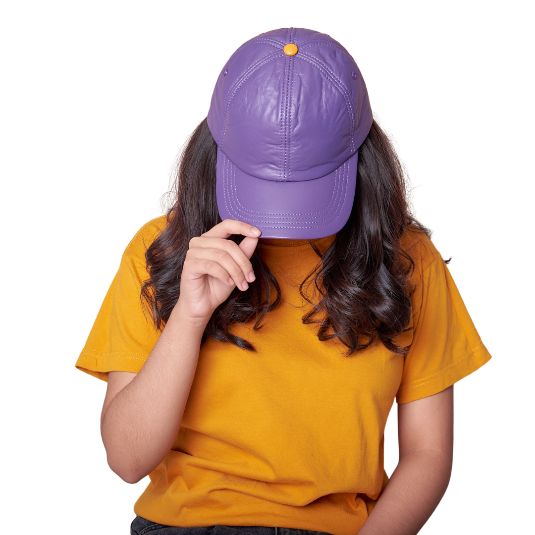 Gorra Trufa Violeta/Mostaza